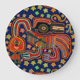 Shaman Spirit Serpent Large Clock