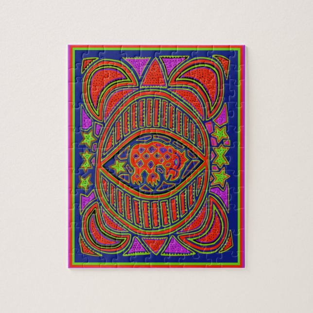 Shaman Turtle Spirit Jigsaw Puzzle (Vertical)