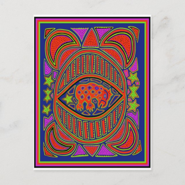 Shaman Turtle Spirit Postcard (Front)