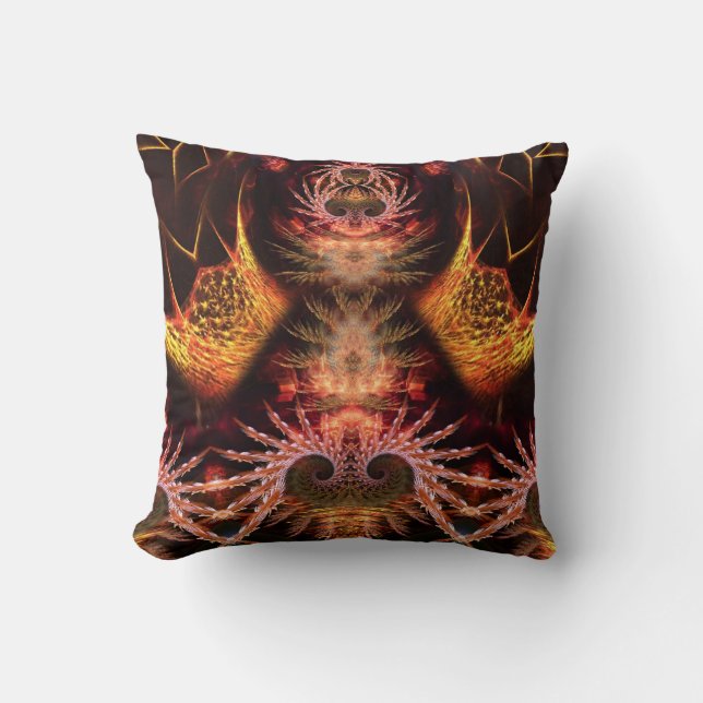Shaman Visionary Fractal Art Cushion (Front)