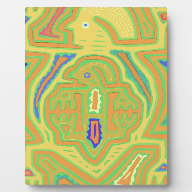 Shaman with Child Plaque (Front)