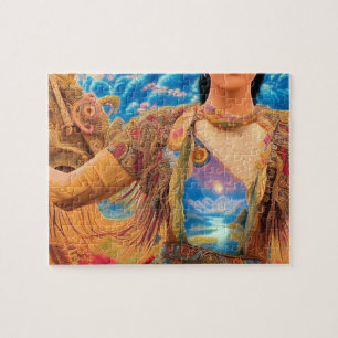 Shaman Woman  Jigsaw Puzzle