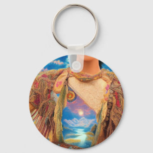 Shaman Woman  Key Ring