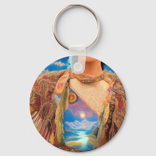 Shaman Woman  Key Ring (Front)