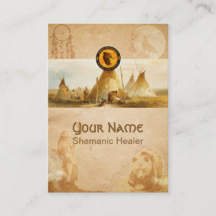 Shamanic Healing - Business Card