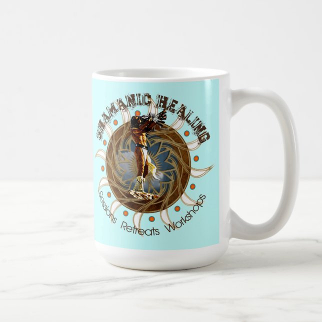 Shamanic Healing - Coffee, Tea Mug, Cup (Right)