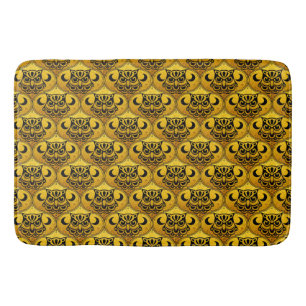 Shamanic Night Owl Mosaic Pattern + your idea Bath Mat