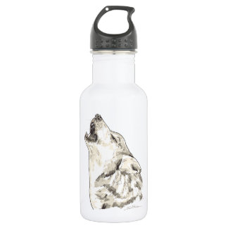 Shamanic Spirit of Wolf 532 Ml Water Bottle