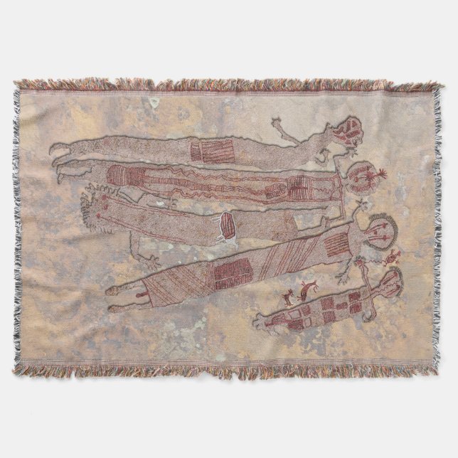 Shamans Quest Throw Blanket (Front)