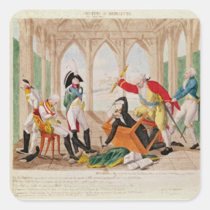 Shame and Regret, a Tragi-Comic Play' Square Sticker