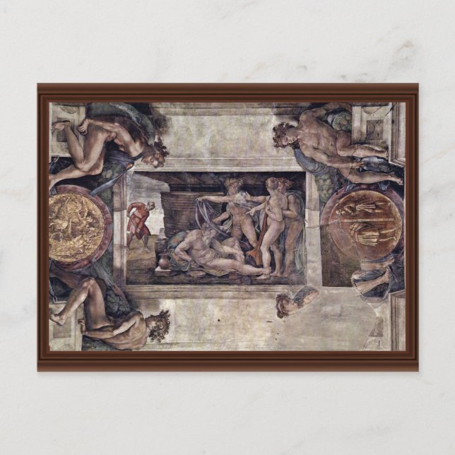 Shame And Ridicule Of The Drunken Noah By Michelan Postcard (Front)