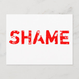 Shame Postcard
