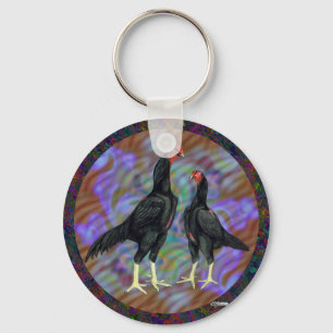 Shamo: Black Pair Key Ring
