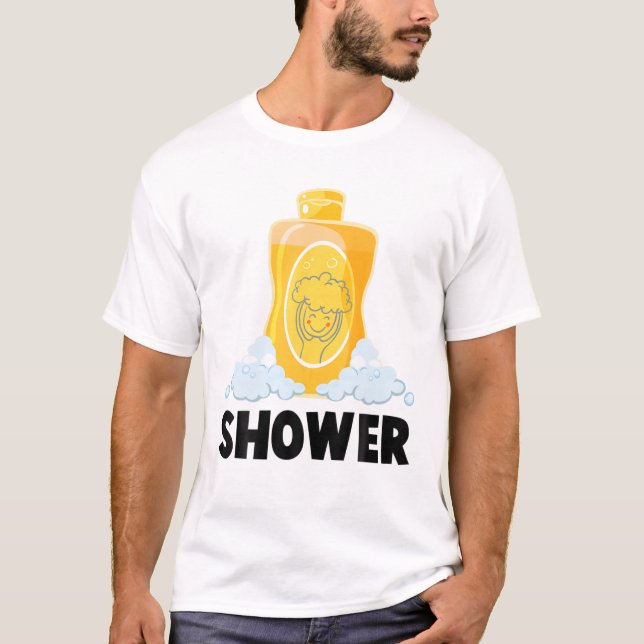 Shampoo - Shower - Bubbles - Costume - 1 Of 2 Best T-Shirt (Front)