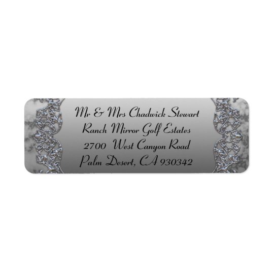 Shampton Elegant Return Address Label