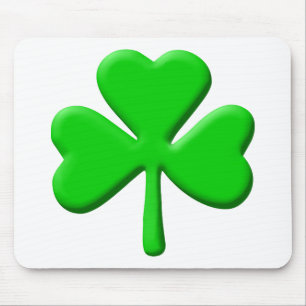 shamrock 3d mouse pad