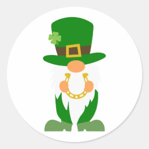 Shamrock – A Symbol of Irish Luck Classic Round Sticker