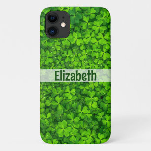 Shamrock Add Name Personalized iPhone 11 Case