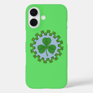 Shamrock and Knotwork iPhone 16 Case