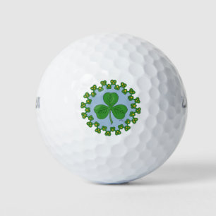 Shamrock and Knotwork Golf Balls