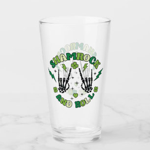 Shamrock and Roll Glass