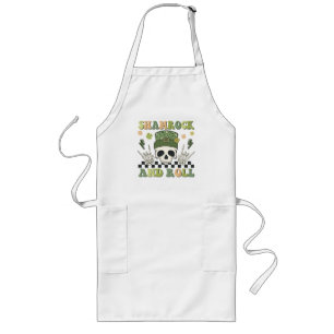 Shamrock and Roll Long Apron