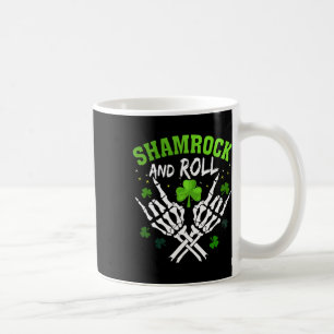 Shamrock And Roll Rock And Roll Saint Patrick's Da Coffee Mug