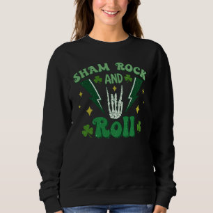 Shamrock And Roll St Patrick's Day Sweatshirt