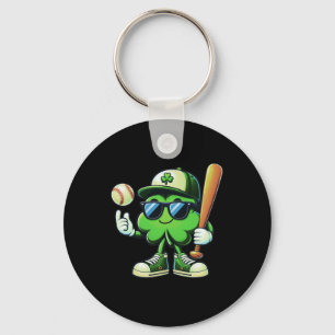 Shamrock Baseball Shirts Funny St Patricks Day Boy Key Ring