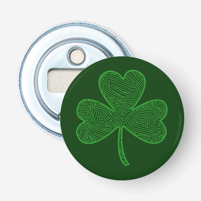 Shamrock Bottle Opener (Front)