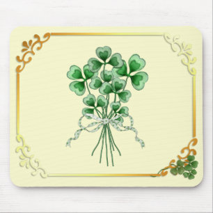 Shamrock Bouquet Mouse Pad