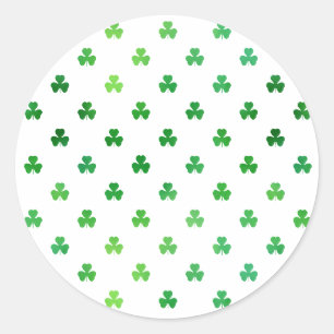 Shamrock Bright Green - Micro Classic Round Sticker