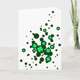 shamrock bubbles card