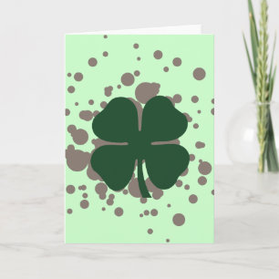 shamrock bubbles card