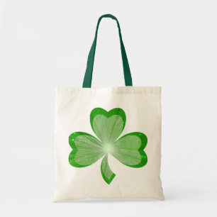 Shamrock budget tote bag