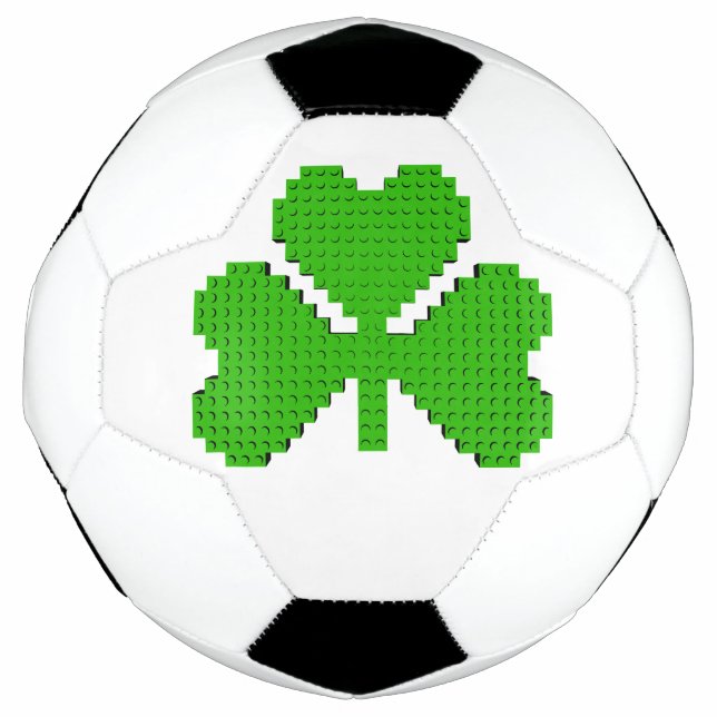 Shamrock Building Blocks Drawing Soccer Ball (Front)