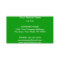 Shamrock business card template chubby