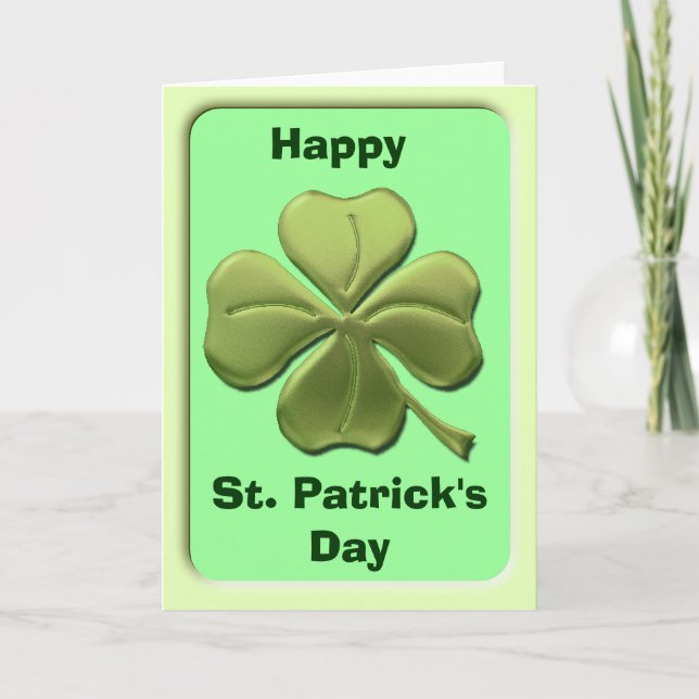 Shamrock Card (Front)