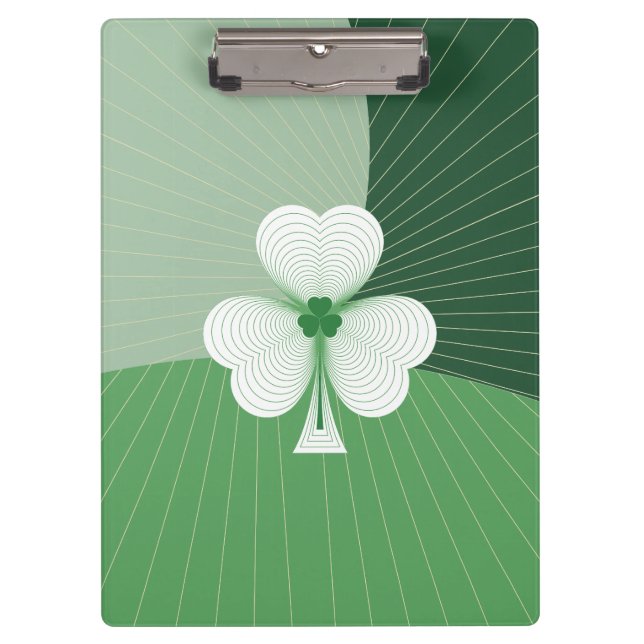 Shamrock Cascade Clipboard (Front)