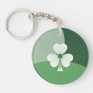 Shamrock Cascade  Key Ring