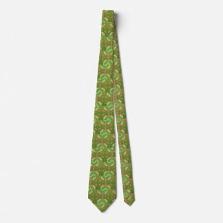 Shamrock Celtic Knot Gold Irish St. Patrick Tie