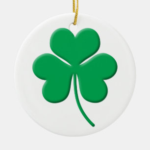Shamrock Ceramic Tree Decoration