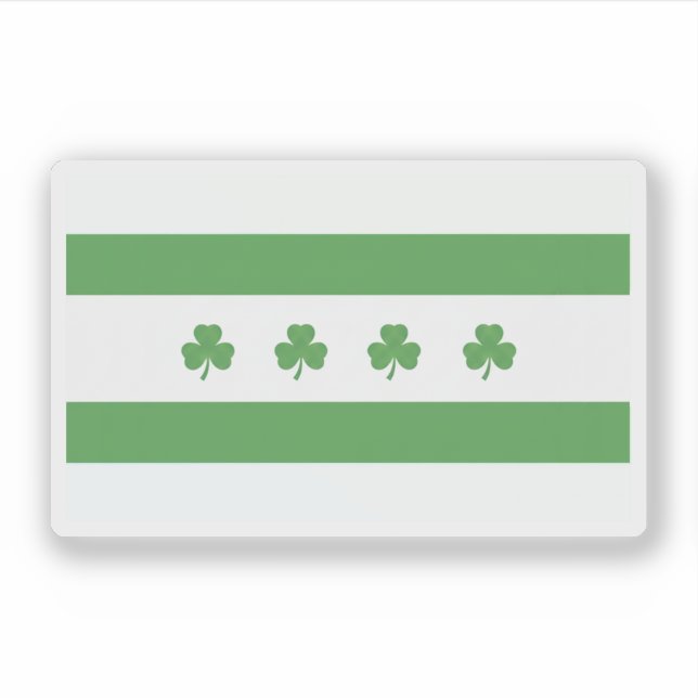 Shamrock Chicago Flag (Front)