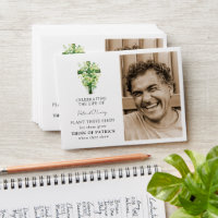 Shamrock Clover Cross Memorial Seed Packet