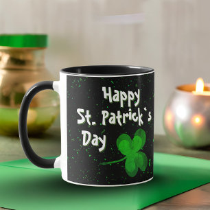 Shamrock Clover Irish Happy St. Patrick`s Day Mug