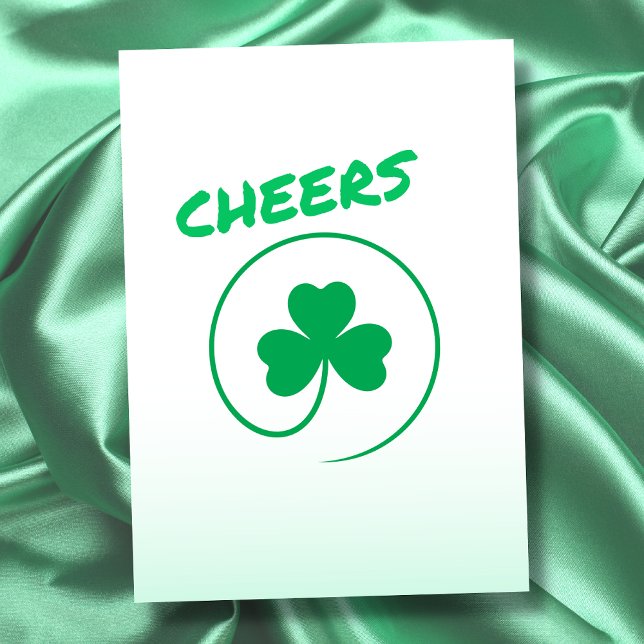Shamrock Clover Irish Ireland Cheers All Purpose Card (Creator Uploaded)