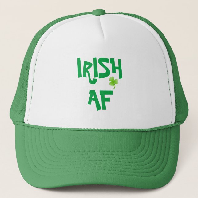 Shamrock Clover Trucker Hat (Front)