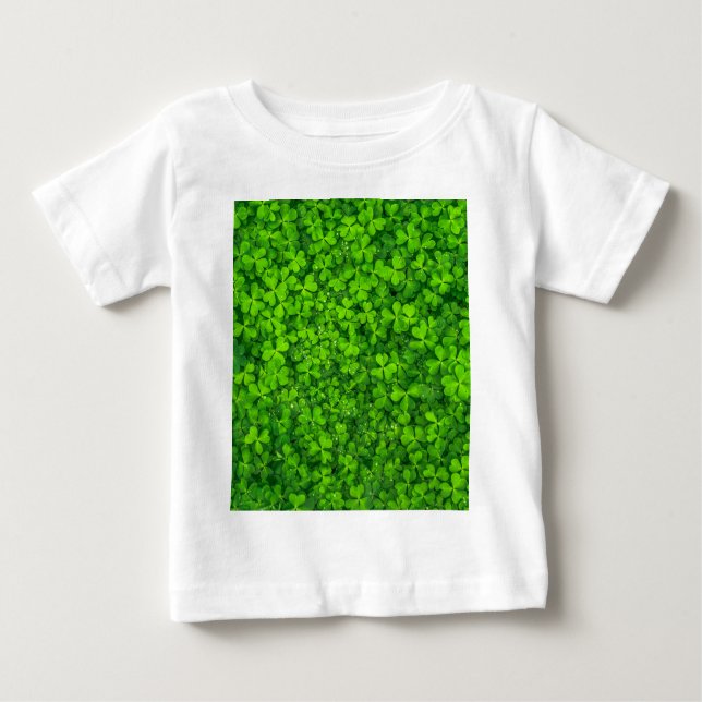 Shamrock Clovers Green Irish Symbol Ireland Baby T-Shirt (Front)