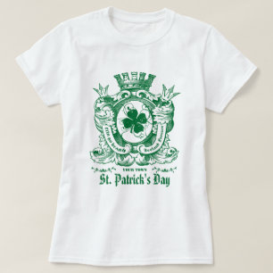 Shamrock Coat of Arm Crest St.Patrick's Day Shirts