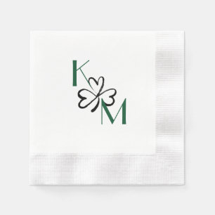 Shamrock Cocktail Napkin